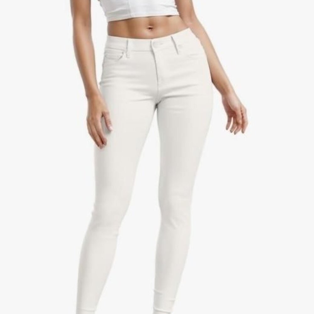 Hybrid & Company Womens Hyper Ultra Stretch Comfy Skinny Leg Work Casual Pants L